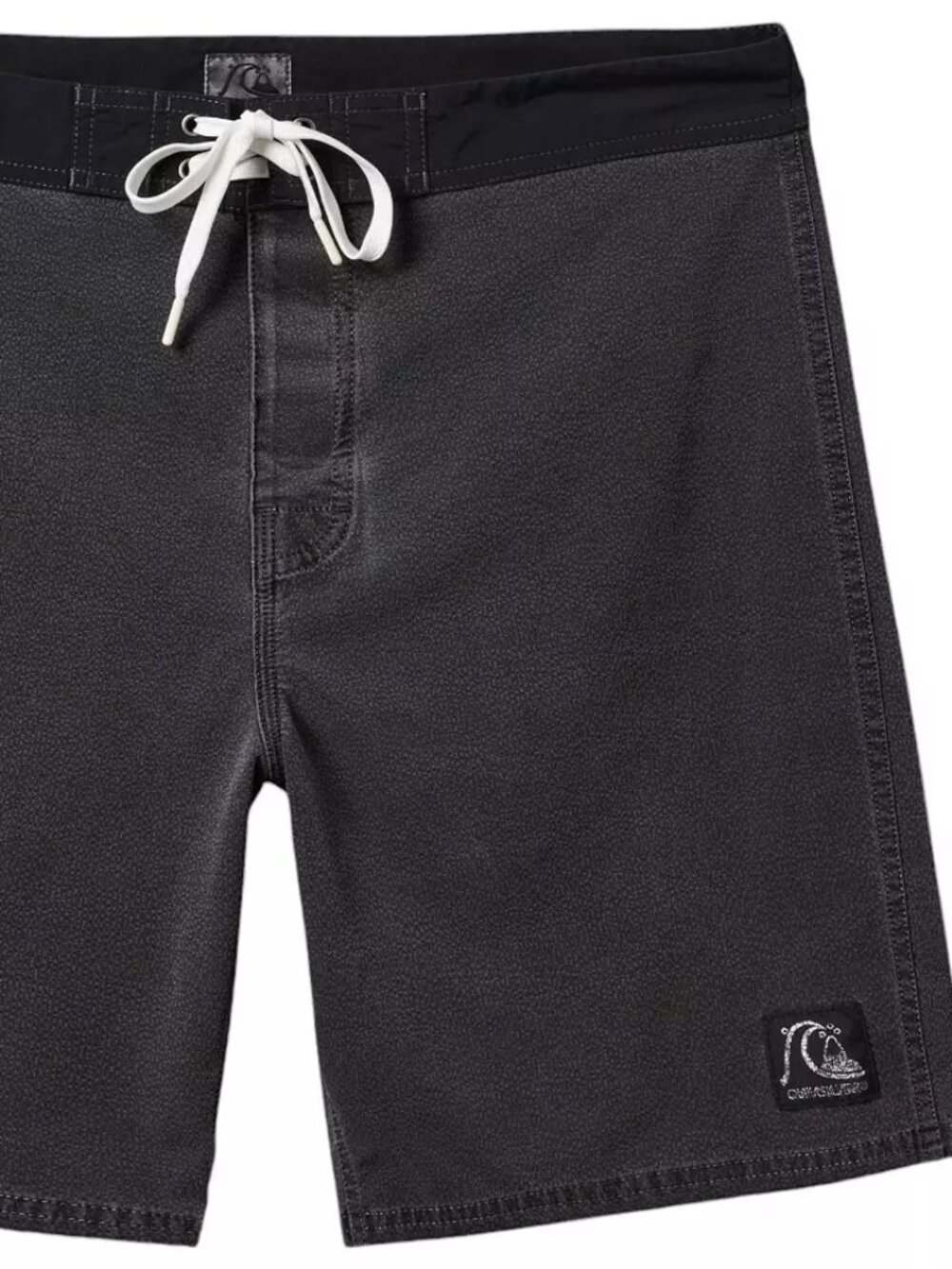 NWT Quiksilver Original Straight Premium Board Shorts Men's 36" Black 6.5"